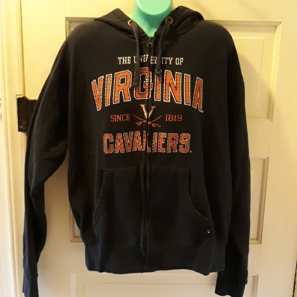 J.America large uva Cavaliers hooded jacket - Picture 1 of 3